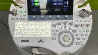 GE Voluson E10 Flat Screen Ultrasound Scanner Ref BT20 *S/N E75706* **Mfd 2020** Software Version EC350 (20.0.2.4410) with 2 x Transducers / Probes (IC5-9-D Ref 54923514 *Mfd 11/2019* and C2-9-D Ref 5405253 *Mfd 11/2019*) and Sony UP-D898DC Digital Graphi - 5