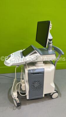 GE Voluson E10 Flat Screen Ultrasound Scanner Ref BT20 *S/N E75706* **Mfd 2020** Software Version EC350 (20.0.2.4410) with 2 x Transducers / Probes (IC5-9-D Ref 54923514 *Mfd 11/2019* and C2-9-D Ref 5405253 *Mfd 11/2019*) and Sony UP-D898DC Digital Graphi - 24