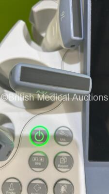 GE Voluson E8 Flat Screen Ultrasound Scanner Ref BT19 *S/N E43194* **Mfd 2019** Software Version EC340 (19.0.2.4001) with 5 x Transducers / Probes (9L-D Ref 5194432 *Mfd 2012* / 9L-D Ref 5194432 *Mfd 2019* / ML6-15-D Ref 5199103 *Mfd 2019* / C2-9-D Ref 54 - 8