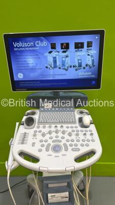 GE Voluson S8 Flat Screen Ultrasound Scanner Ref BT18 *S/N VS8804891* **Mfd 11/2020** Software Version SPC330 (18.0.6.400) with 2 x Transducers / Probes (RAB6-RS Ref H48691LP *Mfd 2018* and IC9-RS *Mfd 2019*) and Sony UP-D898 Digital Graphic Printer (Powe - 3