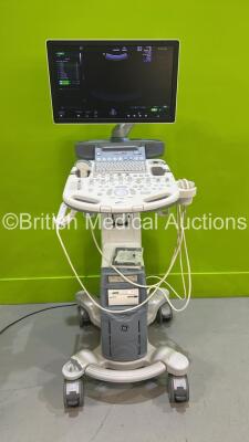 GE Voluson S8 Flat Screen Ultrasound Scanner Ref BT16 *S/N VS80000176* **Mfd 2016** Software Version SPC310 (16.0.3.2447) with 2 x Transducers / Probes (C1-5-D Ref 5384874 *Mfd 2024* and IC9-RS Ref H48691PJ *Mfd 2017*) and Sony UP-D898MD Digital Graphic P