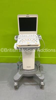 Philips CX50 Flat Screen Ultrasound Scanner Ref 989605384711 SVC HW C.1 *S/N SG71600084* **Mfd 2016** with D2cwc Transducer (No Power - HDD REMOVED - Damage to Machine - See Pictures) ***IR221***