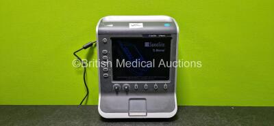 SonoSite S-Nerve Portable Ultrasound Scanner Ref P09417-35 *S/N 03HMG9* **Mfd 2010** Boot Version 52.80.103.006 ARM Version 52.80.103.006 (Powers Up with Stock Power Supply - Stock Power Supply Not Included and Missing Dials - See Photo)