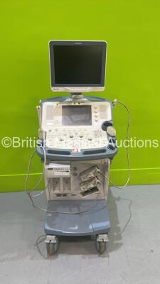 Toshiba Xario SSA-660A Flat Screen Ultrasound Scanner *S/N 15B0995984* **Mfd 09/2009** with 2 x Transducers / Probes (PVT-375BT *Mfd 2010* and PVT-661VT *Mfd 2009*) and Sony UP-D897 Digital Graphic Printer (HDD REMOVED) ***IR215***