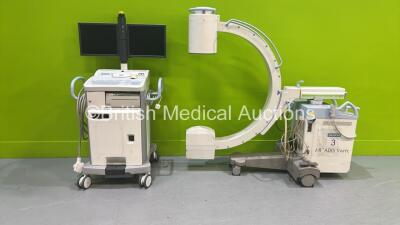 Siemens Arcadis Varic C-Arm Model 10143406 with Dual Flat Screen Image Intensifiers and Sony UP-970AD Printer (Powers Up - HDD REMOVED) *S/N 12291* **Mfd 2008**