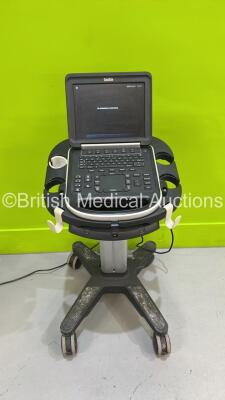 SonoSite Edge Portable Ultrasound Scanner Ref P15000-12 *S/N 03TT21* **Mfd 2013** Boot Version 55.80.100.017 ARM Version 55.80.100.017 on SonoSite Stand (Powers Up - Missing Power Button Rubber - See Pictures) ***IR230*** - 2