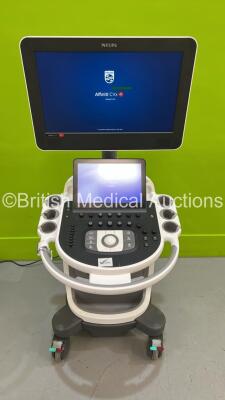 Philips Affiniti CVx Flat Screen Ultrasound Scanner Ref 795190 *S/N US323R0292* **Mfd 2023** SVC HW B.0 Software Version 9.0.5.709 (Powers Up - Mark / Scratch on Keyboard - See Pictures) *See PDF for Ultrasound Report* - 14