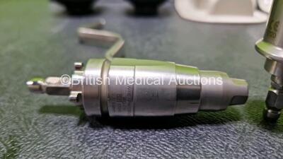 Job Lot Including 1 x deSoutter Medical Orthodrive Sagittal Saw Ref DBK-701 Handpiece, 1 x deSoutter Medical Orthodrive Rotary Ref MBQ-700 Handpiece with 1 x WQ-710 Wire/Pin Driver, 1 x Large AO/Synthes Ref 15490, 1 x Zimmer Ref 15460, 1 x Keyed Chuck Ref - 10