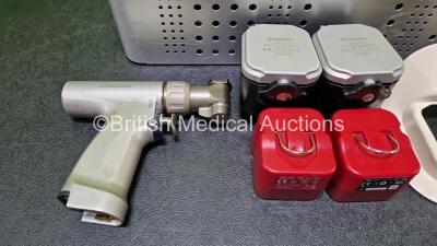 Job Lot Including 1 x deSoutter Medical Orthodrive Sagittal Saw Ref DBK-701 Handpiece, 1 x deSoutter Medical Orthodrive Rotary Ref MBX-670 Handpiece with 1 x WX-600 Wire Driver, 1 x CQ-700 Recip Saw, 1 x High Torque AO Reamer, 1 x CX-650 Recip Saw, 1 x DX - 3