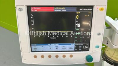 Datex-Ohmeda Aespire View Anaesthesia Machine Software Version 6.20 Bellows and Hoses (Powers Up) - 2