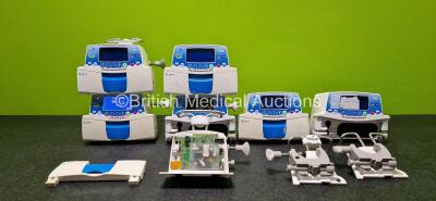 Job Lot Including 6 x Fresenius Kabi Volumat MC Agilia Infusion Pumps (1 x Powers Up, 1 x No Power and 4 x Damaged - For Spares / Repairs - See Photos)