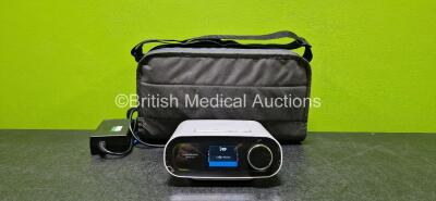 Philips Respironics Dreamstation BiPAP S/T *Mfd 2020* Unit with 1 x Power Supply in Carry Bag (Powers Up with Charging Error - See Photo)