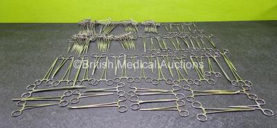 Job Lot of Surgical Instruments in Tray