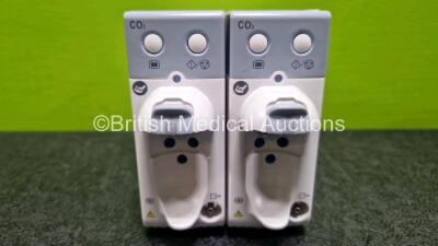 2 x Mindray CO2 Modules (1 x with Crack in Casing) - 2