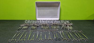 Job Lot of Surgical Instruments in Tray