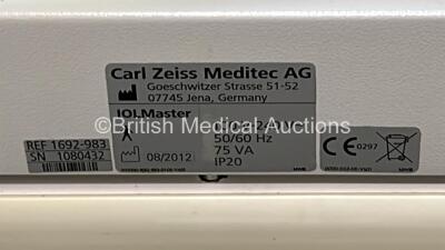 Zeiss IOLMaster 500 Optical Biometer Ref 1692-983 *Mfd - 2012* (Powers Up, HDD Removed) *1080432* - 5