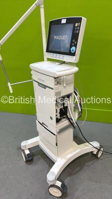 Maquet Servo i Ventilator on Stand Model No 06487800 *Mfd 2020* with Hoses (Powers Up - Not Booting) *SN 95810* - 3