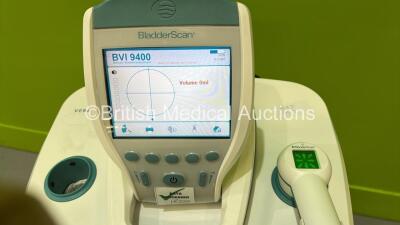 Verathon BVI 9400 Bladder Scanner with Transducer and Battery on Stand (Powers Up) ***IR233*** - 2