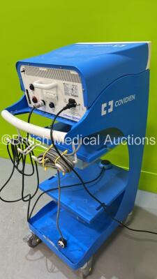 Valleylab ForceTriad Electrosurgical / Diathermy Unit Version 4.00 *Mfd 2014* on Stand with 1 x Dome Footswitch (Powers Up) *GL* - 5