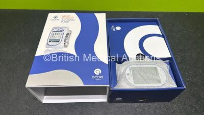 5 x QCore Medical Sapphire Infusion Pumps with Docking Stations, User CDs, Keys and Power Supplies (All Unused in Original Packaging) *Stock Photo Used* - 4