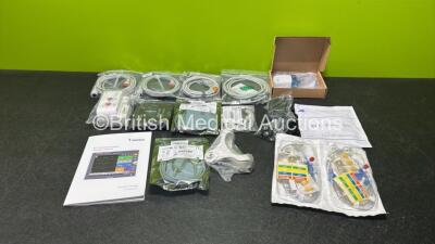 Bistos BT-770 Patient Monitor with SPO2, T1, T2, ECG, NIBP and CO2/AG Options, IBP1 and IBP2 Module, 2 x IBP Cables, 1 x 5 Lead ECG Lead, NIBP Cuff and Hose, SPO2 Finger Sensor, 2 x Disposable Pressure Transducers, etCO2 Sidestream Module, ECG Electrodes, - 11