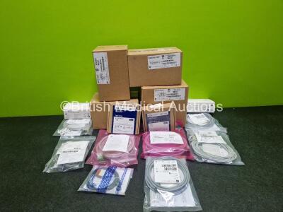 Job Lot of Various Patient Monitoring Cables, GE Soft Cuffs and 20 x GE D-Fend Pro+ Water Traps