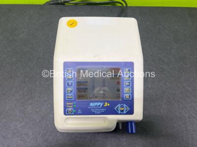 B&D Electromedical Nippy 3+ Ventilator (Powers Up)