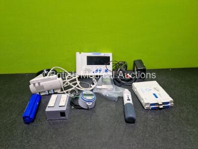 Mixed Lot Including Including 1 x Huntleigh Dopplex Assist Range, 1 x Alicat Scientific Flow Valve, 1 x Centrifuge Attachment, 1 x Sasse Control Unit, 1 x Escort iLog