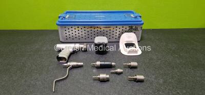 Job Lot Including 1 x deSoutter Medical Orthodrive DBK-701 Handpiece, 1 x deSoutter Medical WQ-7010 Wire/Pin Driver, 1 x deSoutter Medical CQ-700 Recip Saw, 1 x deSoutter Medical Keyed Chuck Ref 15370, 1 x deSoutter Medical Large AO/Synthes Ref 15490, 1 x