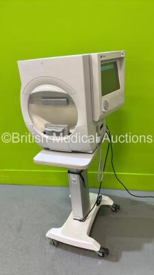 Zeiss Humphrey 720 Field Analyzer Rev 12.6 with Patient Response Trigger and Calibration Key on Motorized Table (Powers Up)