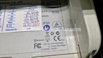 Zoll X Series Monitor/Defibrillator Application Version 02.34.05.00 Including Pacer, ECG, SPO2, NIBP, CO2 and Printer Options with 2 x Sure Power II Li-Ion Batteries *Both Flat* (Powers Up with Stock Battery - Stock Battery Not Included, Missing Badge and - 12