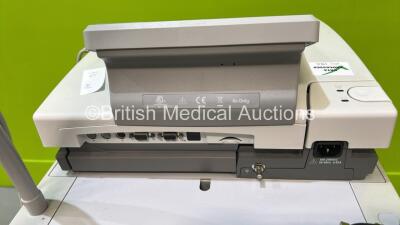 GE MAC3500 ECG Machine on Stand with ECG Leads (Powers Up) ***CI188*** - 5