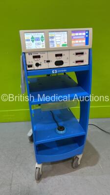 Valleylab ForceTriad Electrosurgical / Diathermy Unit Version 4.00 *Mfd 2014* with Dome Footswitch on Stand (Powers Up) *GL*