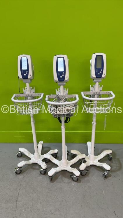 3 x Welch Allyn Spot Vital Signs Monitors with 2 x Power Supplies (All Power Up) *GL*