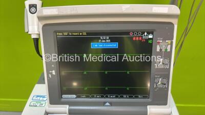 GE MAC 5500 HD ECG Machine on Stand with ECG Leads (Powers Up) *S/N SKJ18410030PA* - 3