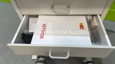 Schiller CS-200 Stress Test Machine with BP-200 PLus Monitor, Selection of ECG Leads and Cables (Powers Up) *S/N 030.03903* **A/N NA** ***IR247*** - 5