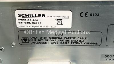 Schiller CS-200 Stress Test Machine with BP-200 PLus Monitor, Selection of ECG Leads and Cables (Powers Up) *S/N 030.03903* **A/N NA** ***IR247*** - 7