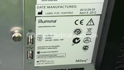 illumina MiSeq System Ref SY-410-1001 (Powers Up) *S/N M00636* **W** - 4