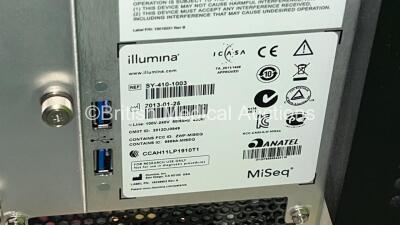 illumina MiSeq System Ref SY-410-1003 (Powers Up) *S/N NA* **W** - 4