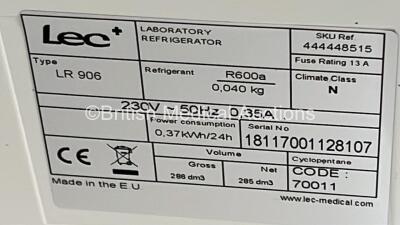 Lec Medical Fridge (Unable to Power Test Due to No Power Supply) - 3