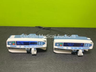 2 x BD Alaris Guardrails Plus GH Syringe Pumps (Both Power Up)