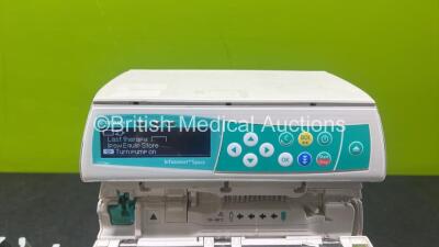 4 x B.Braun Infusomat Space Infusion Pumps (All Power Up) with 1 x Power Supply and 1 x Pole Clamp *SN 200714 / 201055 / 200787 / 200927* - 2