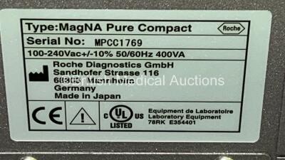 Roche magNA Pure Compact Nucleic Acid Isolation System (Powers Up) *SN MPCC1769* **RAK** (H) - 4