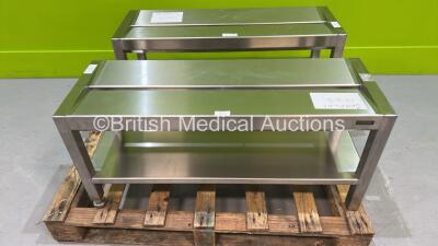 2 x Syspal Metal Benches **RAK**