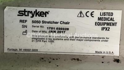 Stryker 5050 Stretcher Chair *Mfd 2017* (Hydraulics Tested Working* - 3