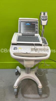 GE MAC 5500 ECG Machine on Stand with ECG Leads (Powers Up) *S/N SCD08091836PA*