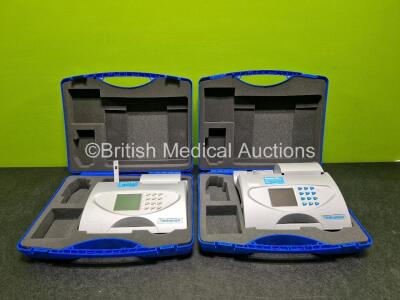 2 x Vitalograph Model 6000 Alpha Spirometers (Both Untested Due to No Power Supply) in Case *SN AL30452 / AL22622*