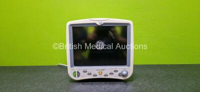 GE Dash 5000 Patient Monitor (Powers Up and No Batteries) Including ECG, NBP, SpO2, BP1/3, BP2/4, Temp/CO and CO2 Options *GL*