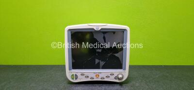 GE Dash 5000 Patient Monitor (Powers Up with Damaged Screen and No Batteries) Including ECG, NBP, SpO2, BP1/3, BP2/4, Temp/CO and CO2 Options *GL*