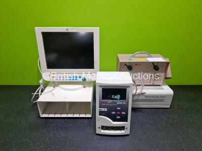 Mixed Lot Including 1 x GE D-FPD15-00 Patient Monitor with Module Rack, 1 x EMS Therasonic Mark 3a Ultrasonic Therapy Unit, 1 x Drager Phototherapy 4000 Patient Warming Light and 1 x Bit-Tek IDA-4 Plus Infusion Device Analyzer *SN 10027 / 22547 / DTK11212